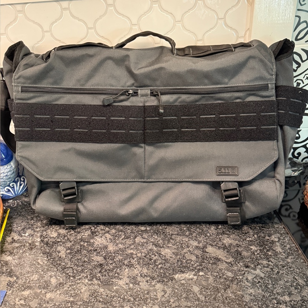 New with tags 5.11 Tactical Rush Delivery Black Messenger Bag with MOLLE System